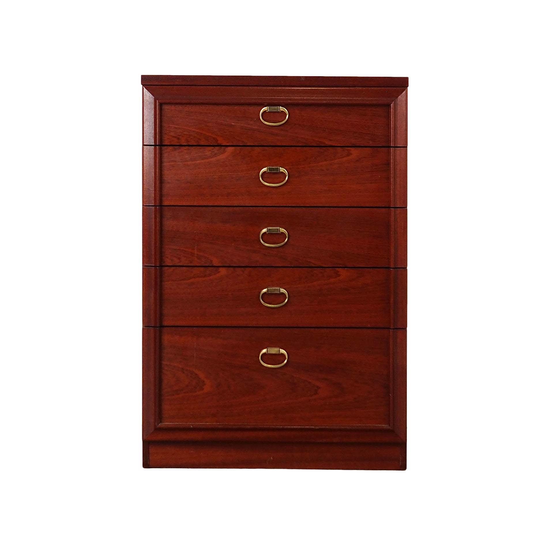 Mahogany Chest of Drawers 1980s 0
