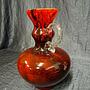 Vase Glas Rot  1