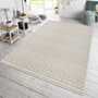 Indoor/Outdoor rug diamond synthetic fiber grey / white 80 x 150 cm 0