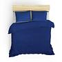 Copripiumino e federa in cotone blu scuro 135 x 200 2