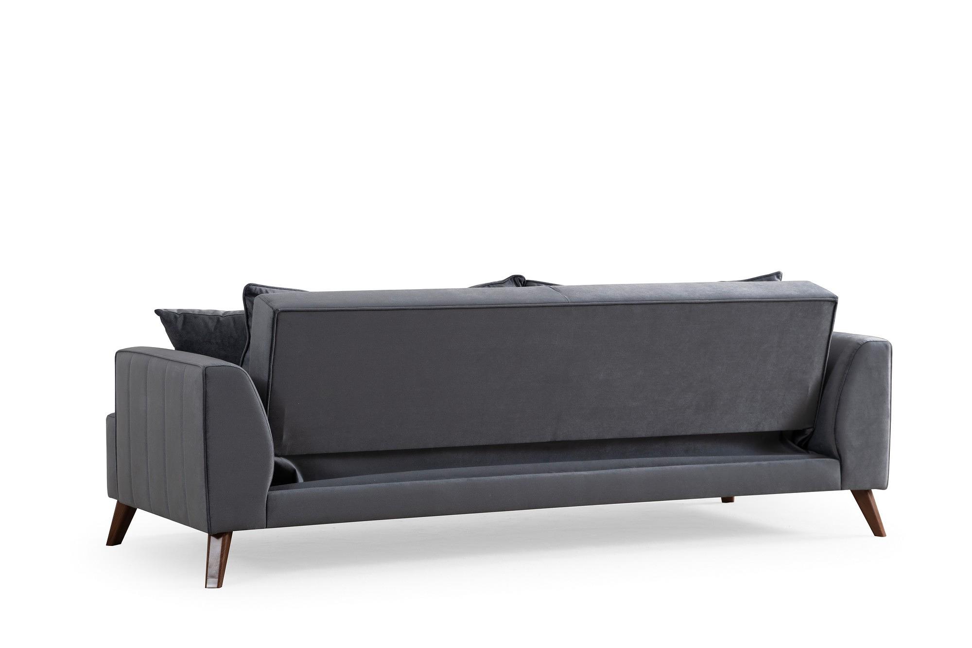 Buhara 3-Sitzer Sofa Dunkelgrau 4