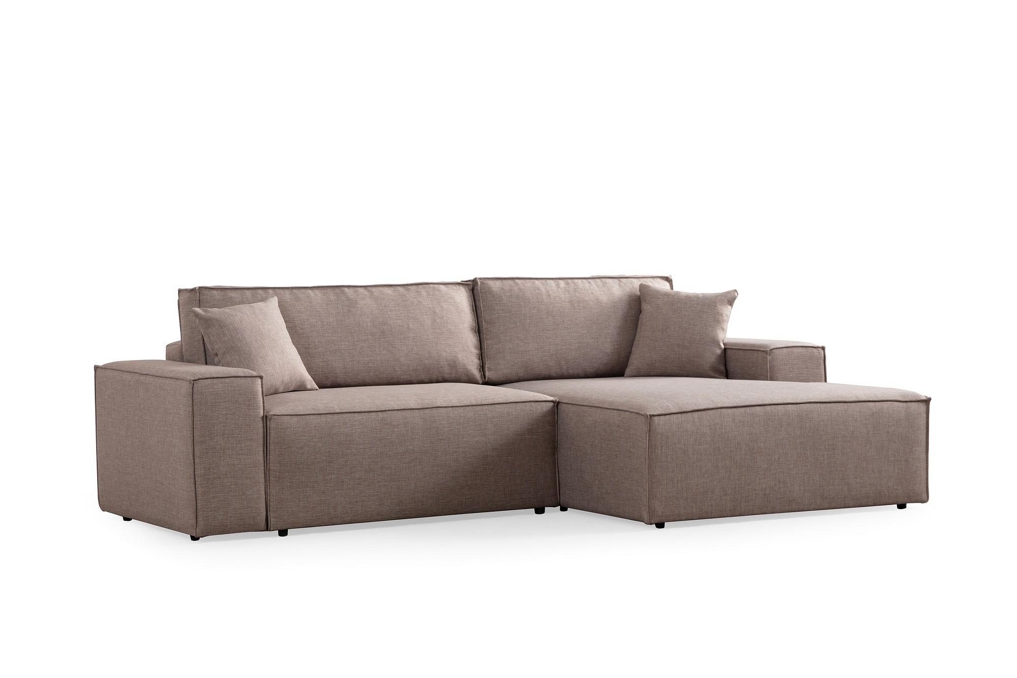Pƒ±rlo Right Corner Sofa Brown 4