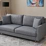 Eva Sofa 3-Sitzer Grau 1