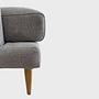 Veneda Sofa 3,5-Sitzer Récamiere Rechts Grau 5