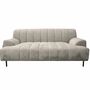 Sofa 2-Sitzer Samt Grau 0