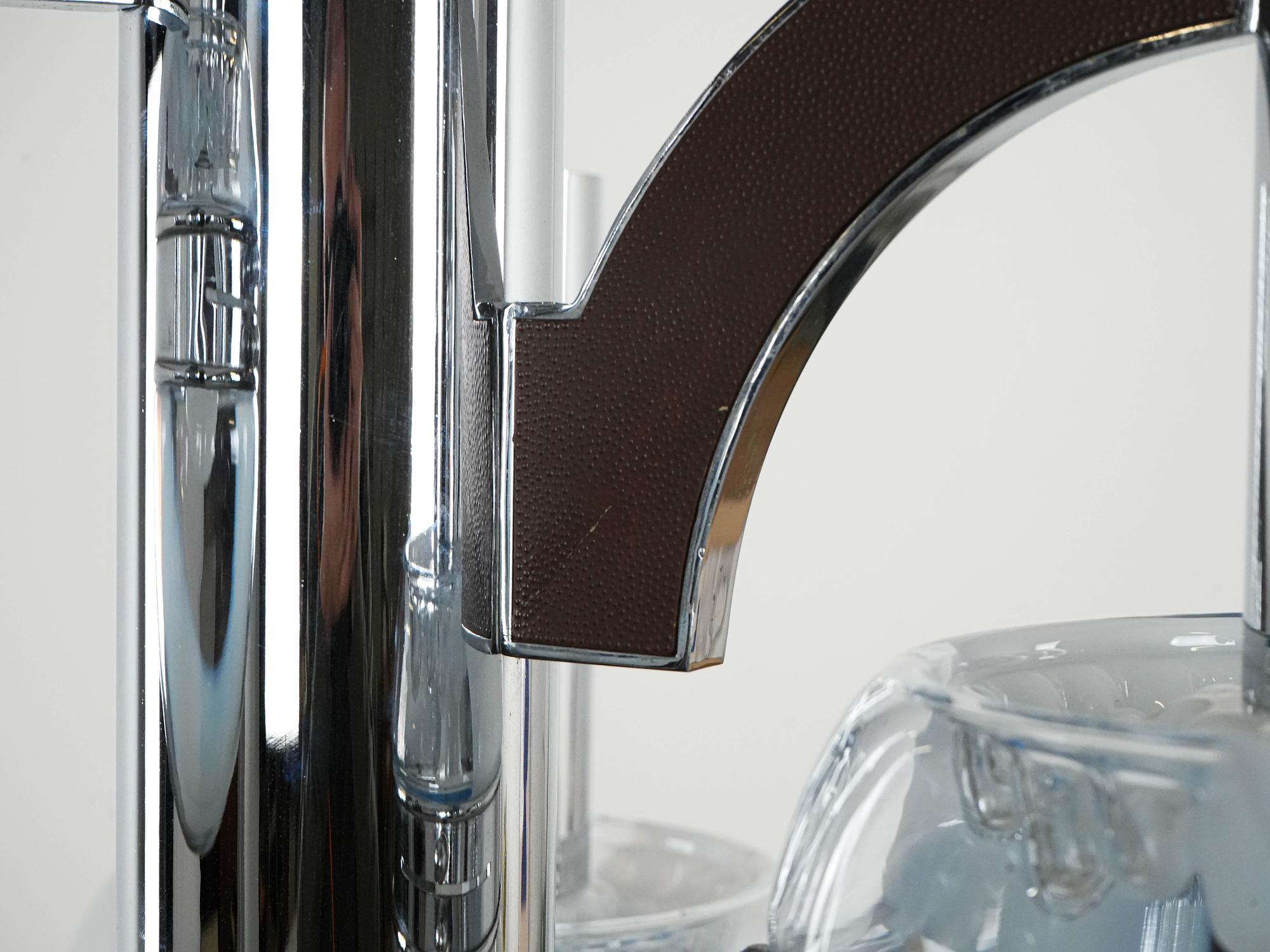 Space Age Kronleuchter Muranoglas 1970er Jahre 13