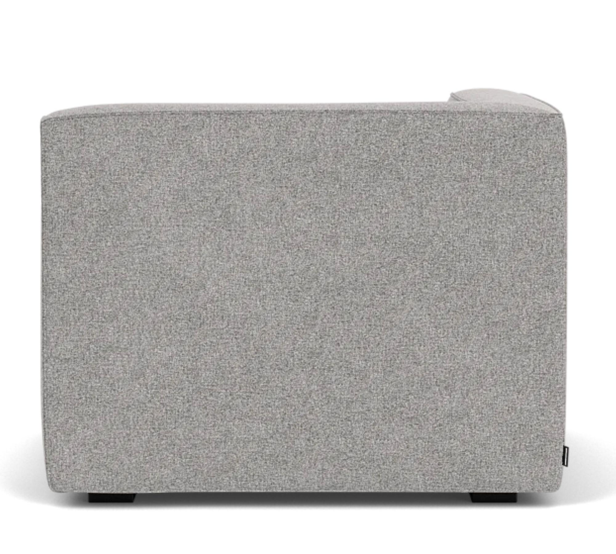 Dane 1-Sitzer Eckmodul Rechts Olena Light Grey 3