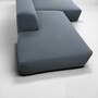 Pyllow Ecksofa Récamiere Rechts Blau 3