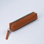 Federtasche Urban 3D 100% Recyceltes Leder Braun 1