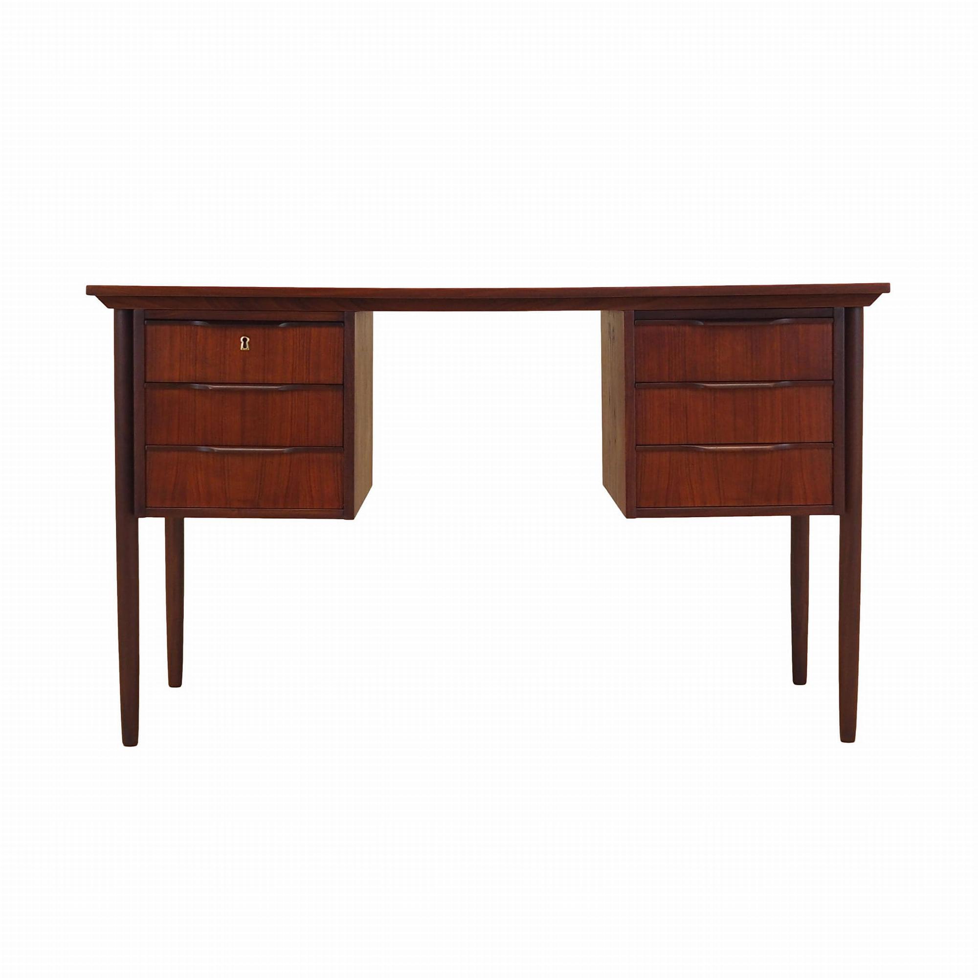 Schreibtisch Teakholz 1970er Jahre 0