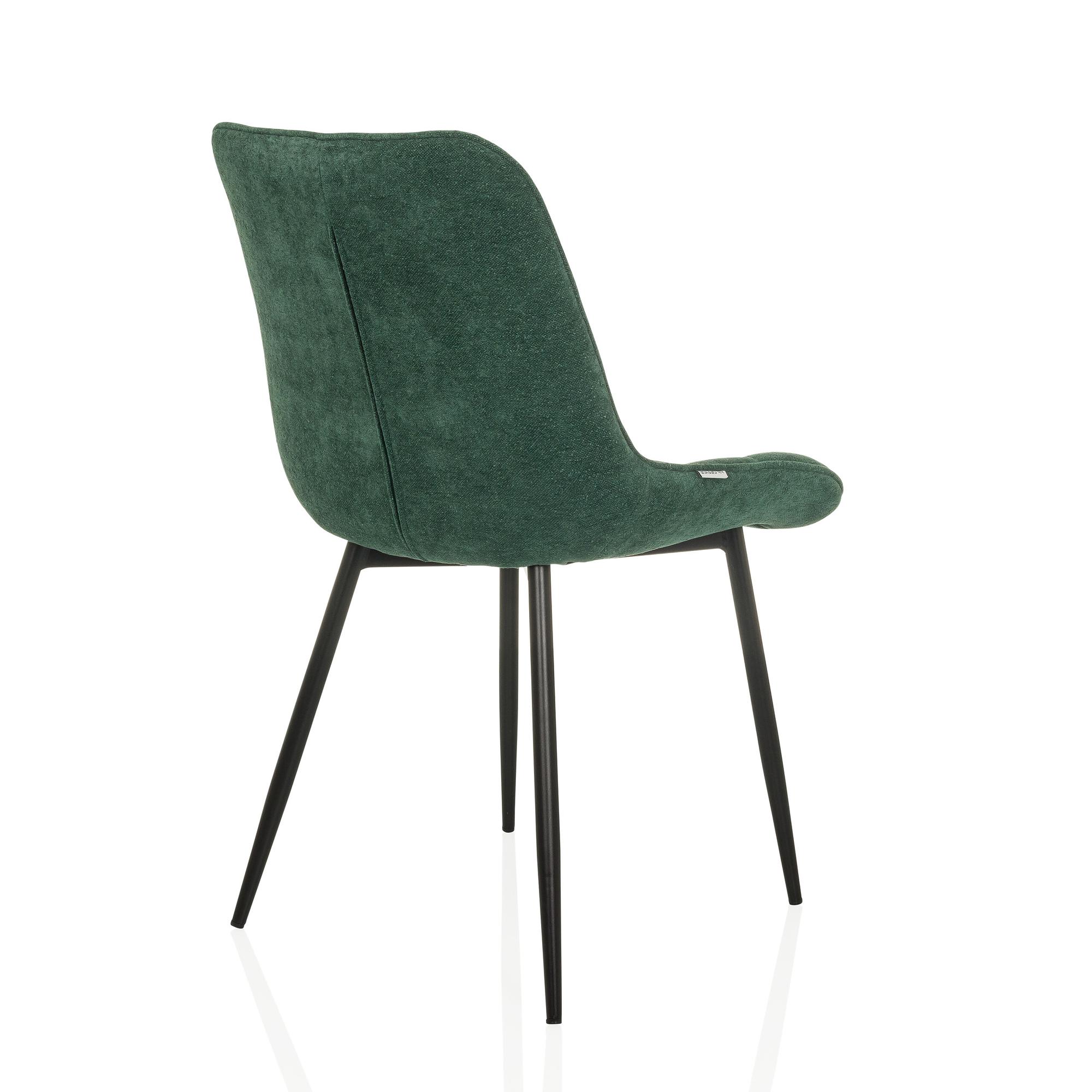 ELARIS Dining chair fabric green 9