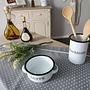 Bakye Kitchen Utensil Holder Enamel White 4