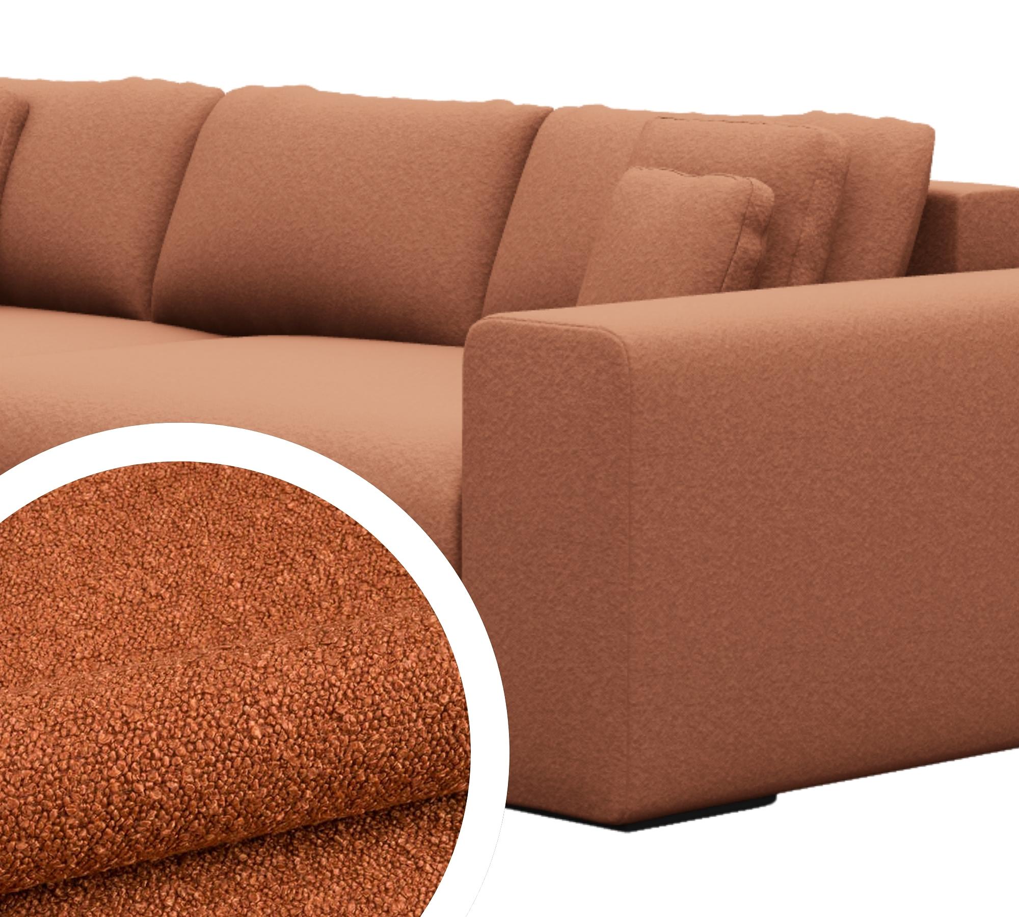 Björnen Schlafsofa Récamiere Links Baloo Rost 2078 5
