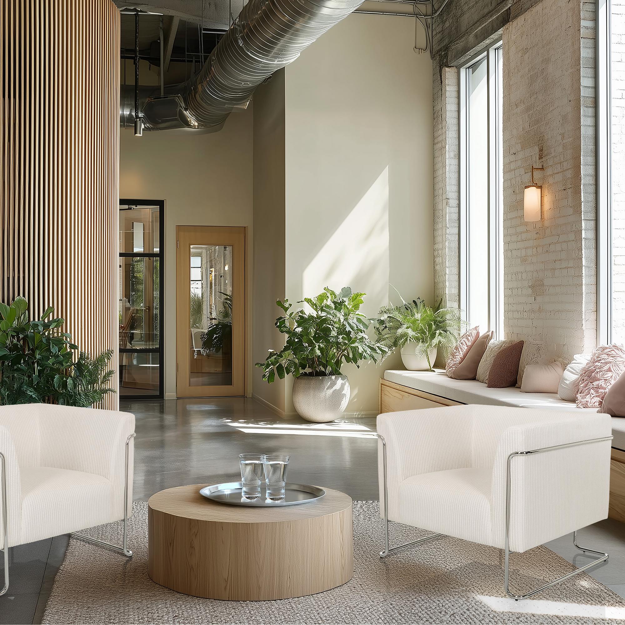 Curacao Lounge chair Rope White 1