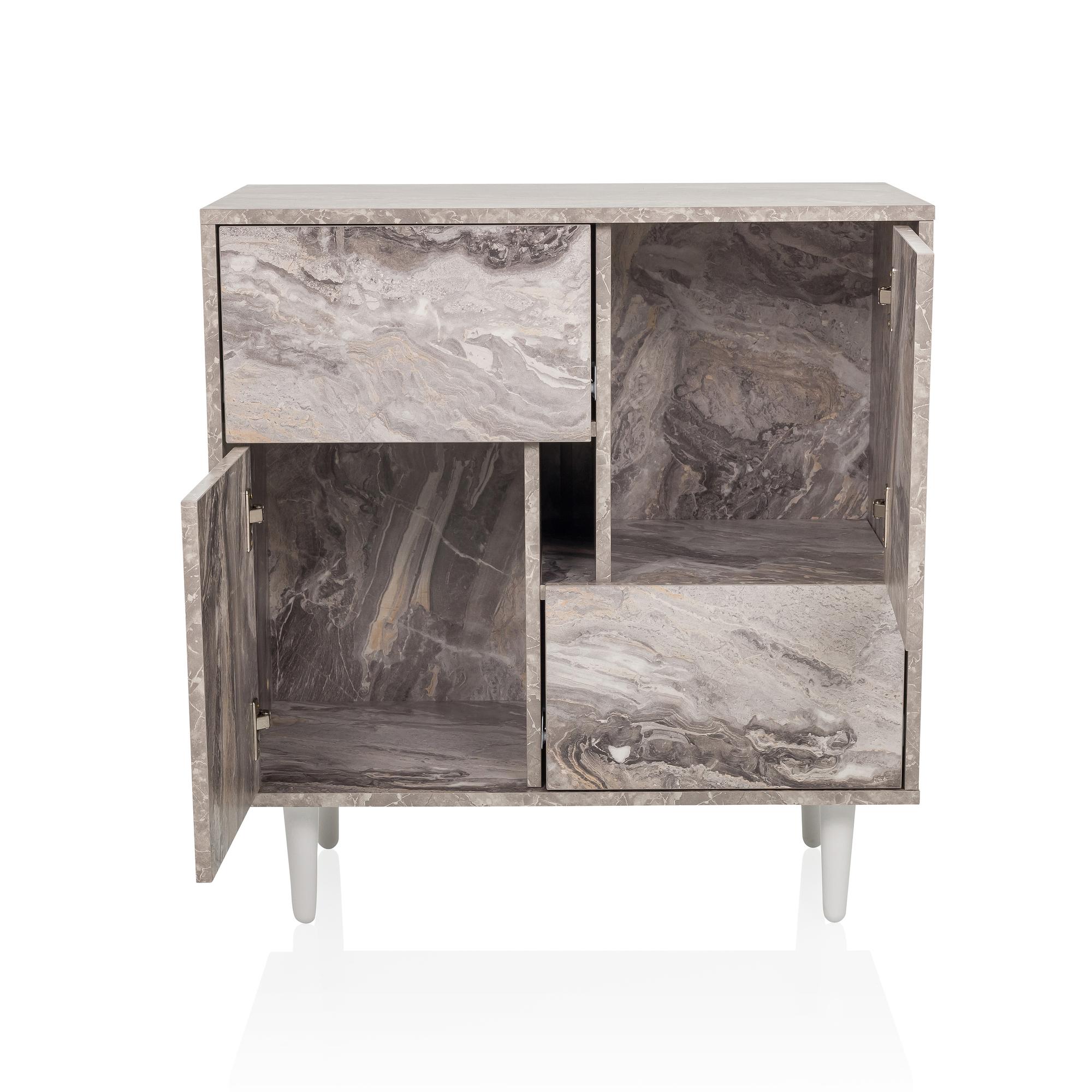 LYKKJA Kommode Grau 1