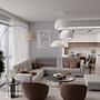 3-Flammig Wabi Sabi Kanso Beams Pendelleuchte Weiß 0