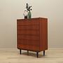 Chest of drawers Teak wood 1970s 3
