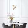 KJUL Pendant Light Metal Gold 3-light 2