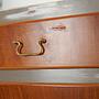 Vintage Kommode Nussbaumholz Braun 1960er Jahre 14