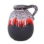 Keramikvase Fat Lava 1960er Jahre 0