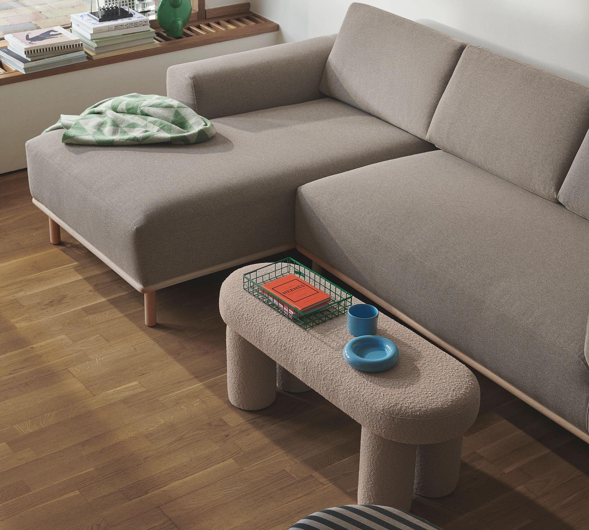 Vilmar Sofa mit Récamiere Links Agnes Brown 7