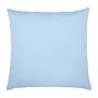 Kissen Juno Baumwollmischgewebe Hellblau 50 x 50 cm 0