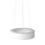 LED pendant lamp Carla Acrylic glass Stainless steel White 3