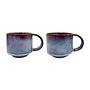 2x Yuka Tasse Terrakotta Blau 0