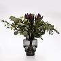 Vase Akka I Glas Grau 3