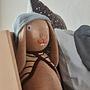 Jojo Kuscheltier Hase Bio-Baumwolle Creme 3