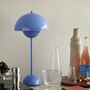 FlowerPot VP3 Tischleuchte Metall Blau 2