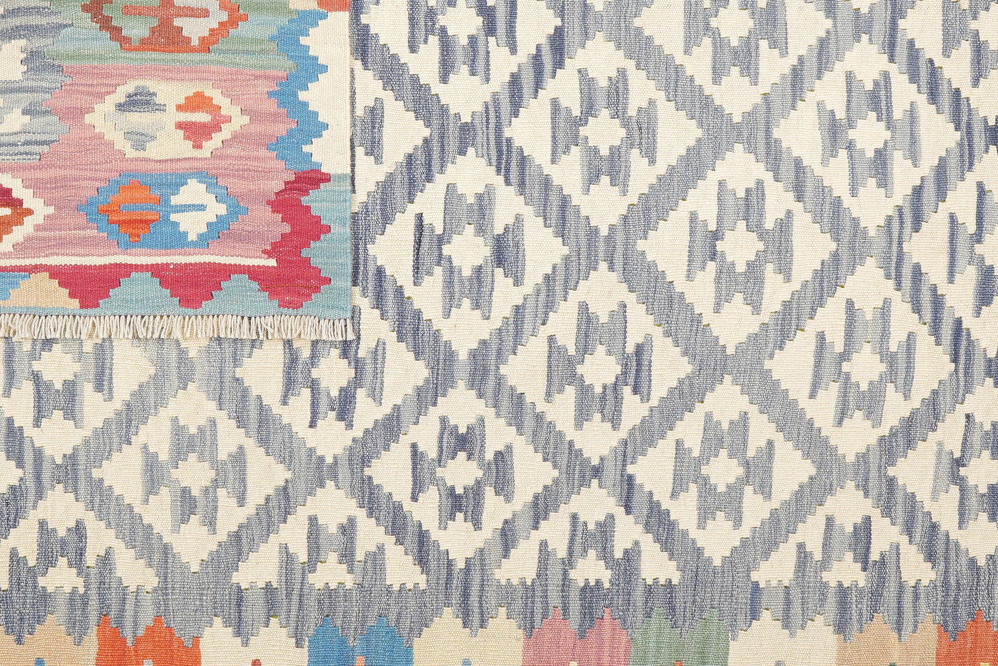 Kelim Gashgai Wool Multicolored 4