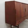 Vintage Highboard Teakholz Braun 1960er Jahre 5