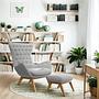 Hocker Hepburn Hellgrau 1