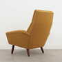 Vintage Stuhl Teakholz Textil Gelb 1970er Jahre  6