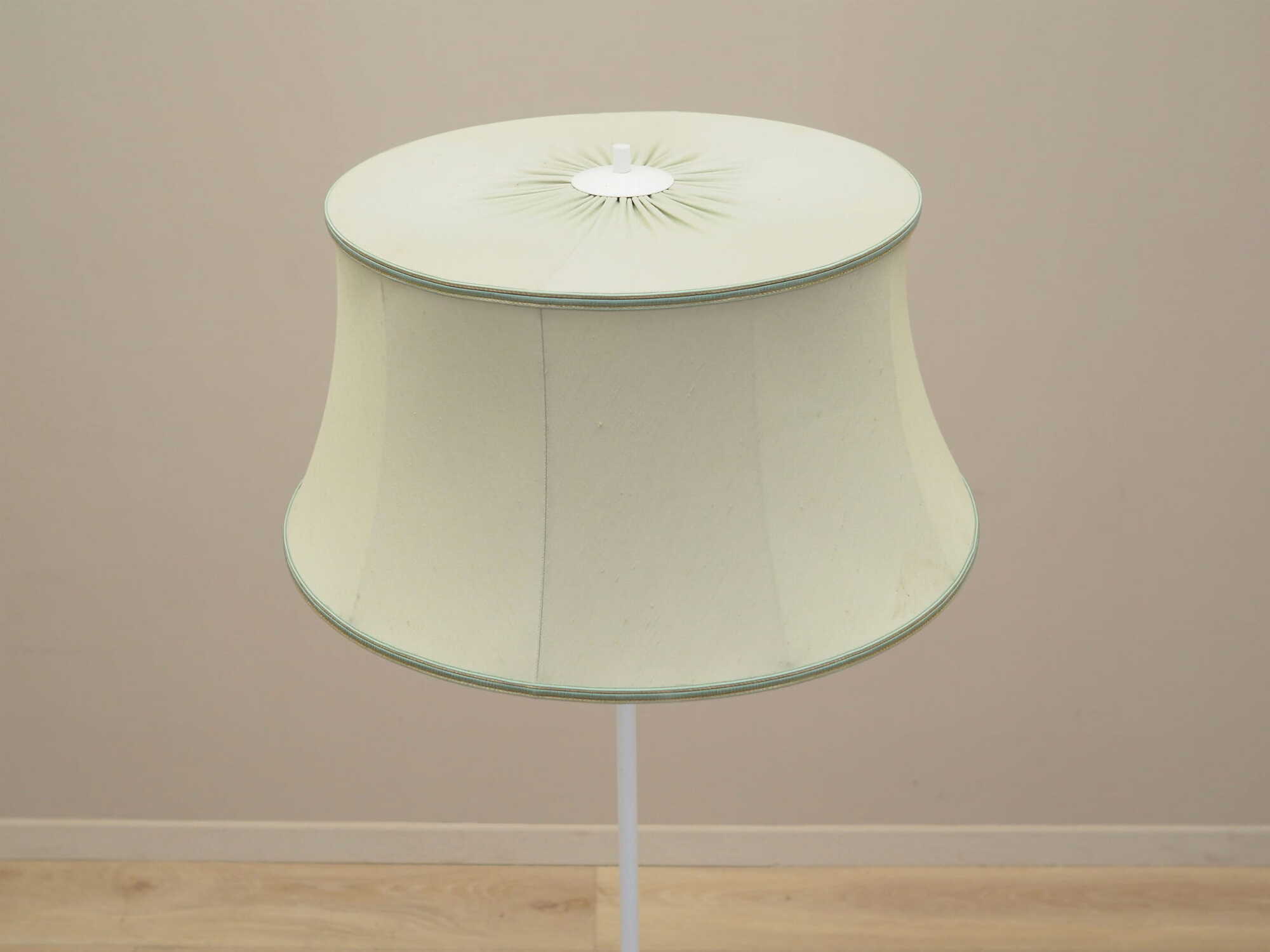 Vintage floor lamp Metal Fabric Green 1970s 2