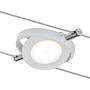 4-Flammig LED-Seilsystem Mac II Silikon Chrom 1