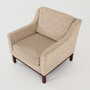 Vintage Sessel Buchenholz Textil Beige 1970er Jahre  6