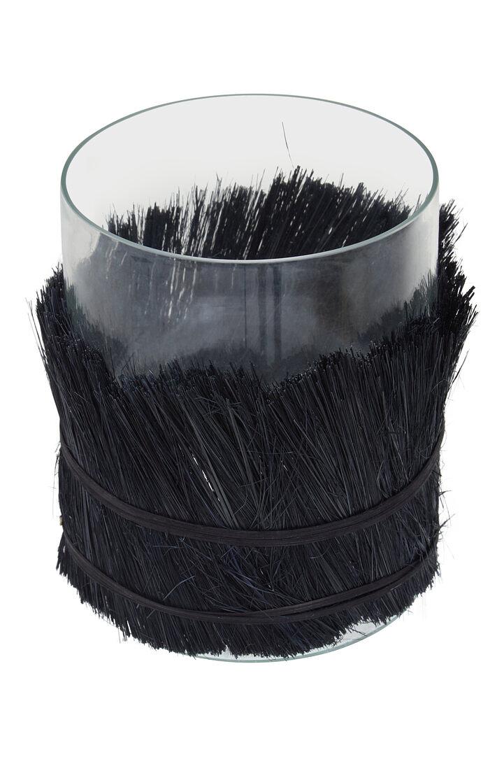 Kuta Medium-sized Candle Holder Black 1