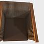 2x Sessel & Beistelltisch Rattan Schwarz 4