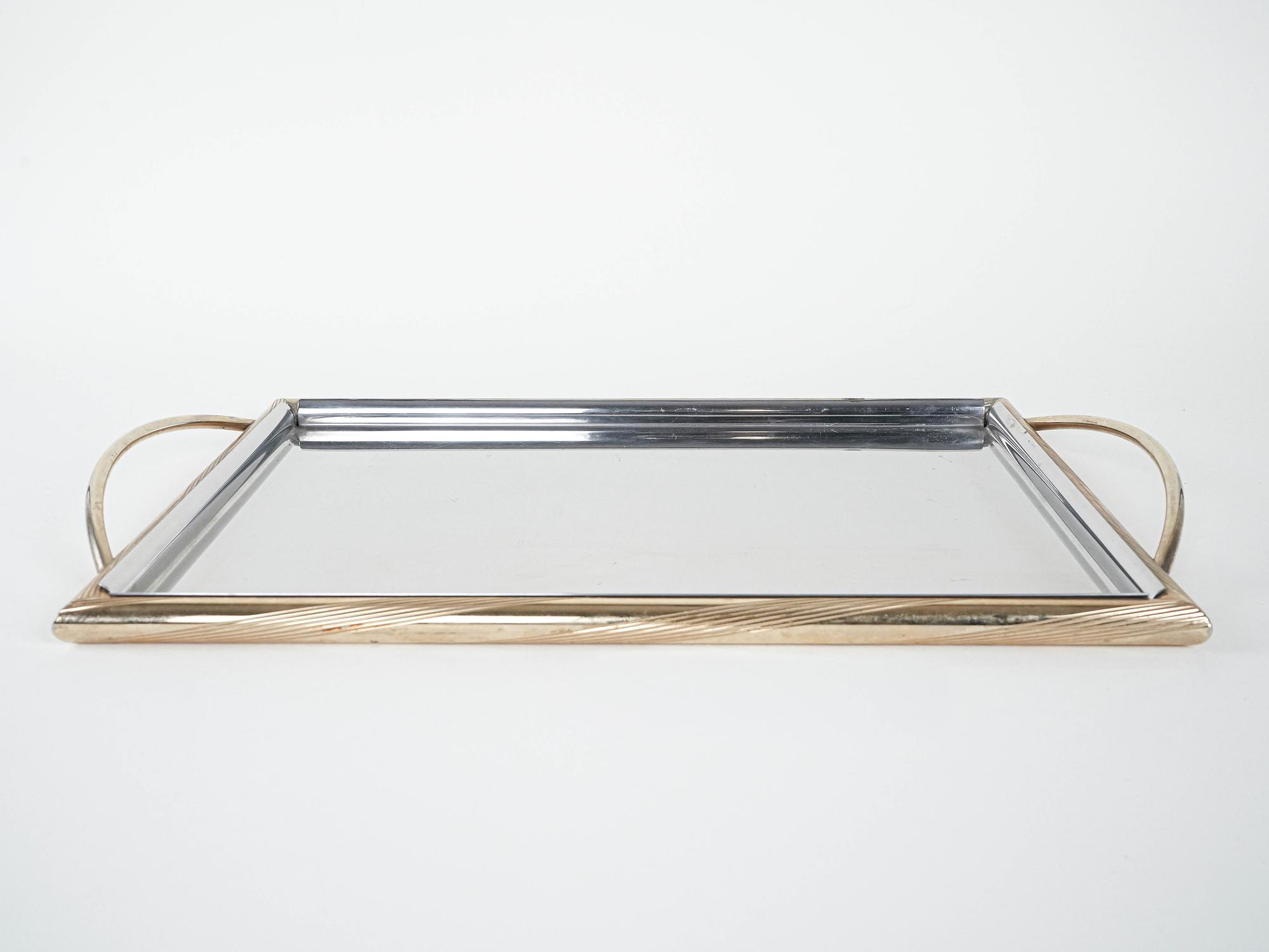Stainless steel tray silver 1