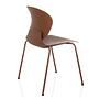 T36 VI Stackable chair plastic reddish-brown 9
