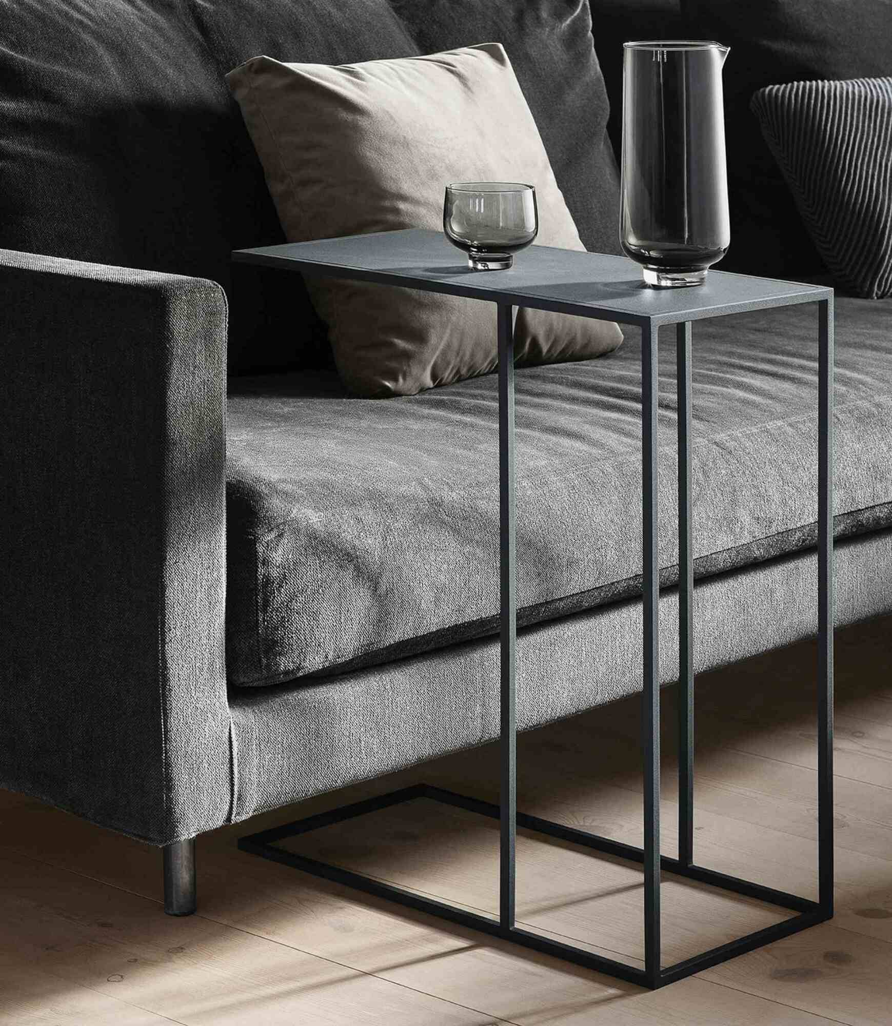 Fera Beistelltisch Stahl Schwarz 66011 0
