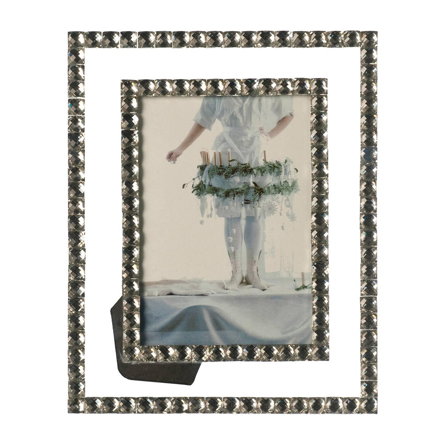 Bilderrahmen Bella Glas Transparent / Silber 23 x 18 cm 0