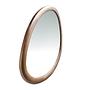 Wall mirror walnut brown 5