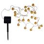 Sunshine Glamour solar light chain 1-light aluminum 4