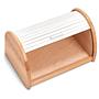 Chamber Roll-top Bread Box Beech Wood White 1