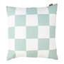 Cushion Textile Blue Plaid 2
