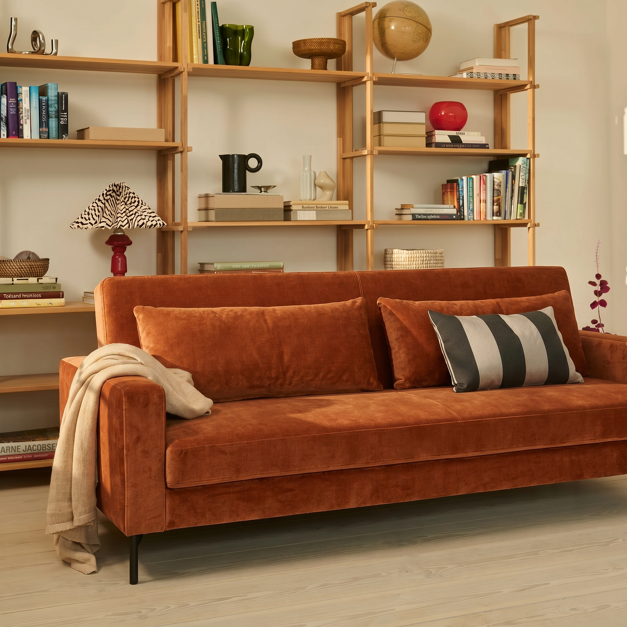Anton Sofa Bed Moss Rust 2