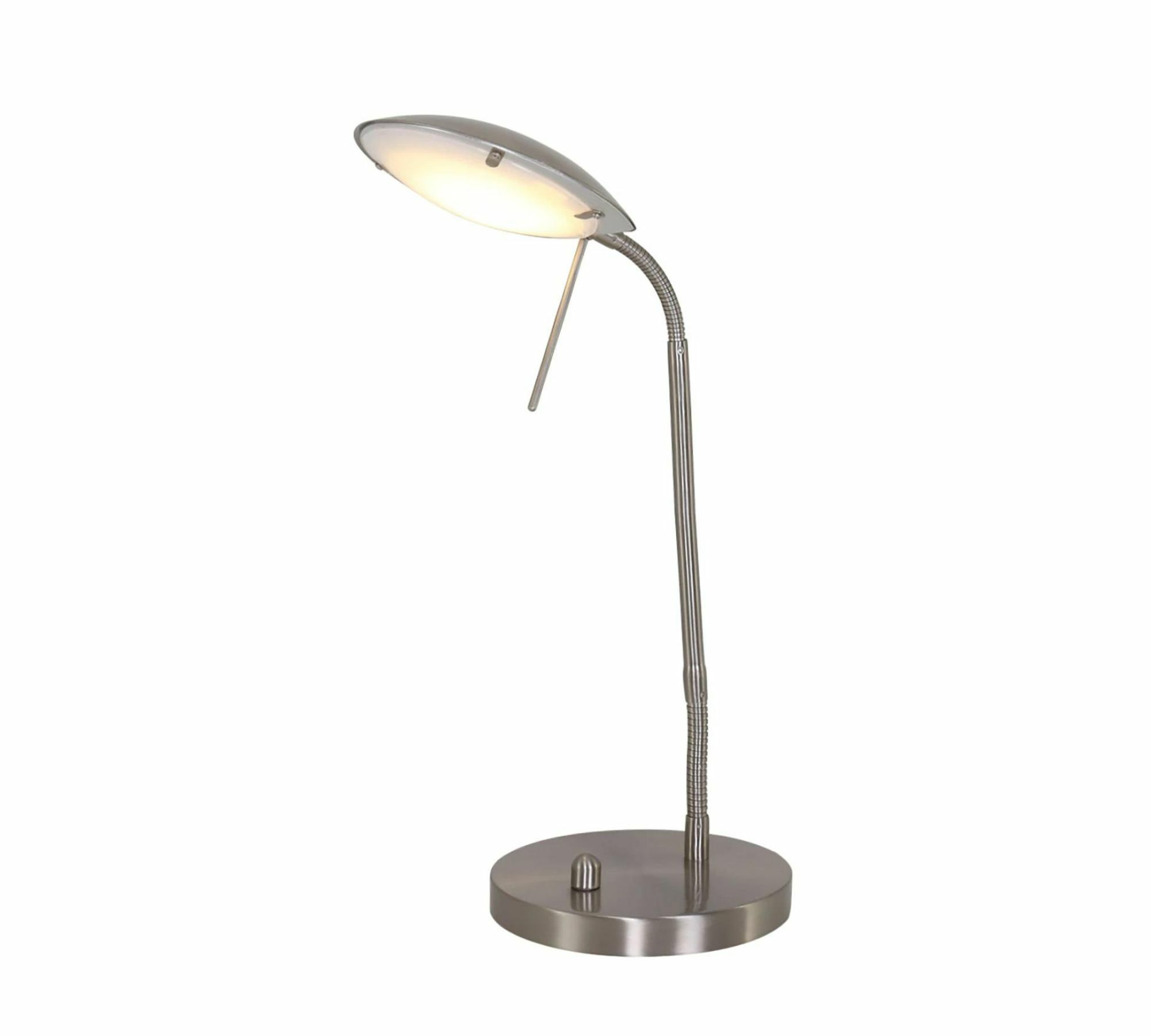 LED Tischleuchte Mexlite I Milchglas Eisen flammig flammig 1